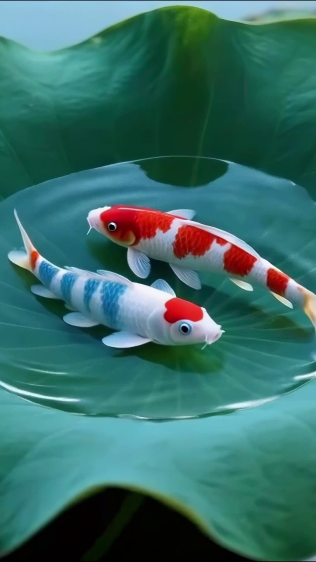 护眼荷叶锦鲤