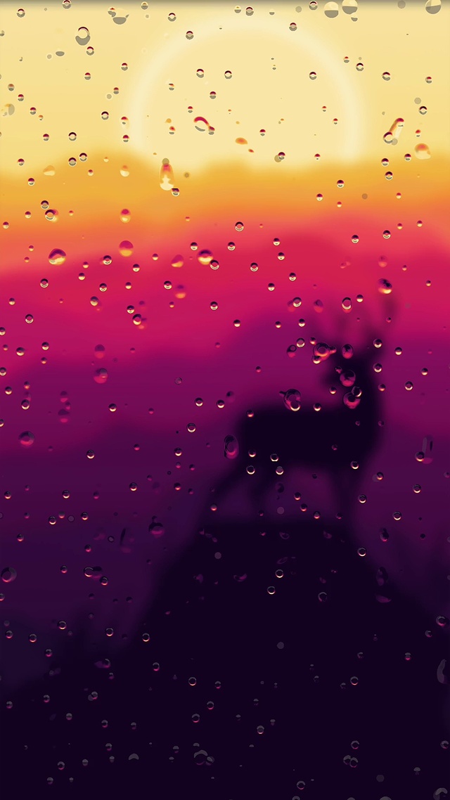 麋鹿雨屏