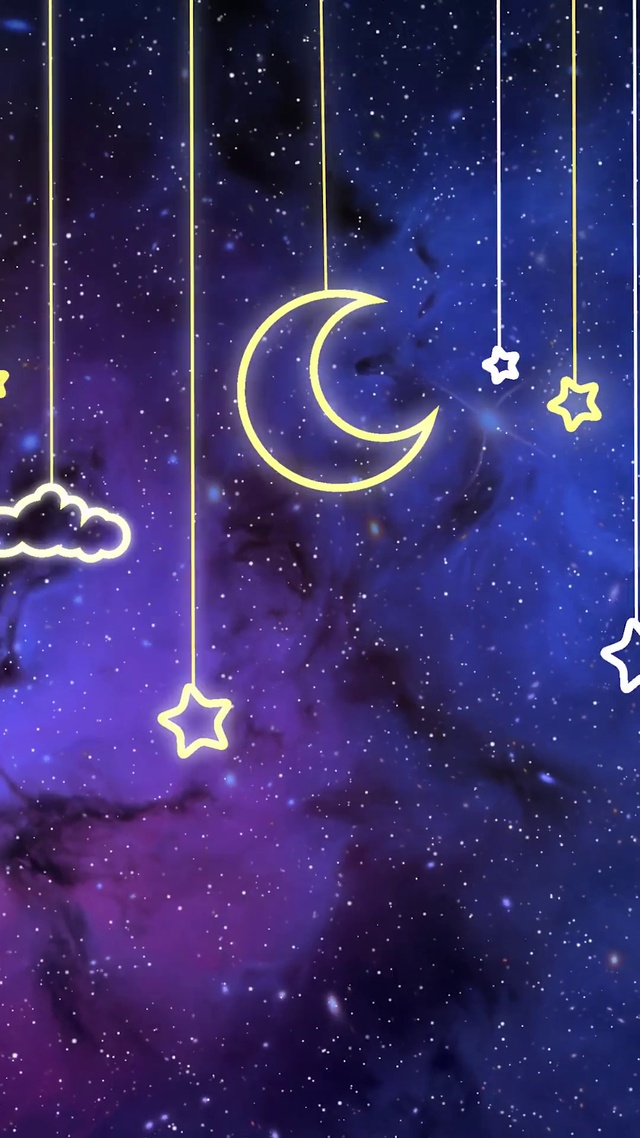 唯美星星月亮