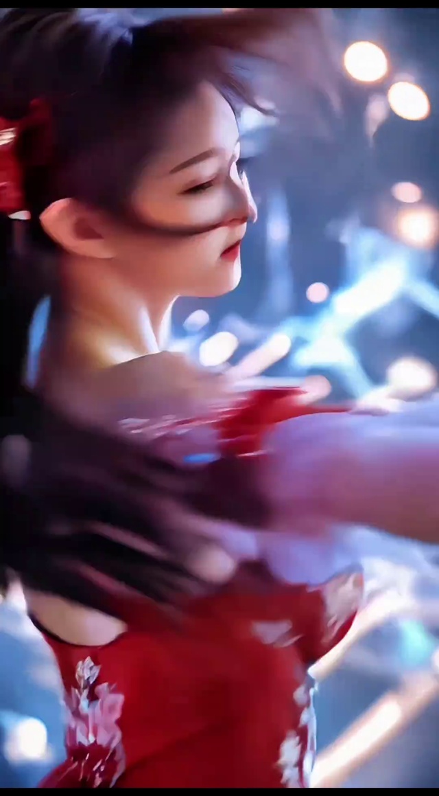 跳舞的现代女孩