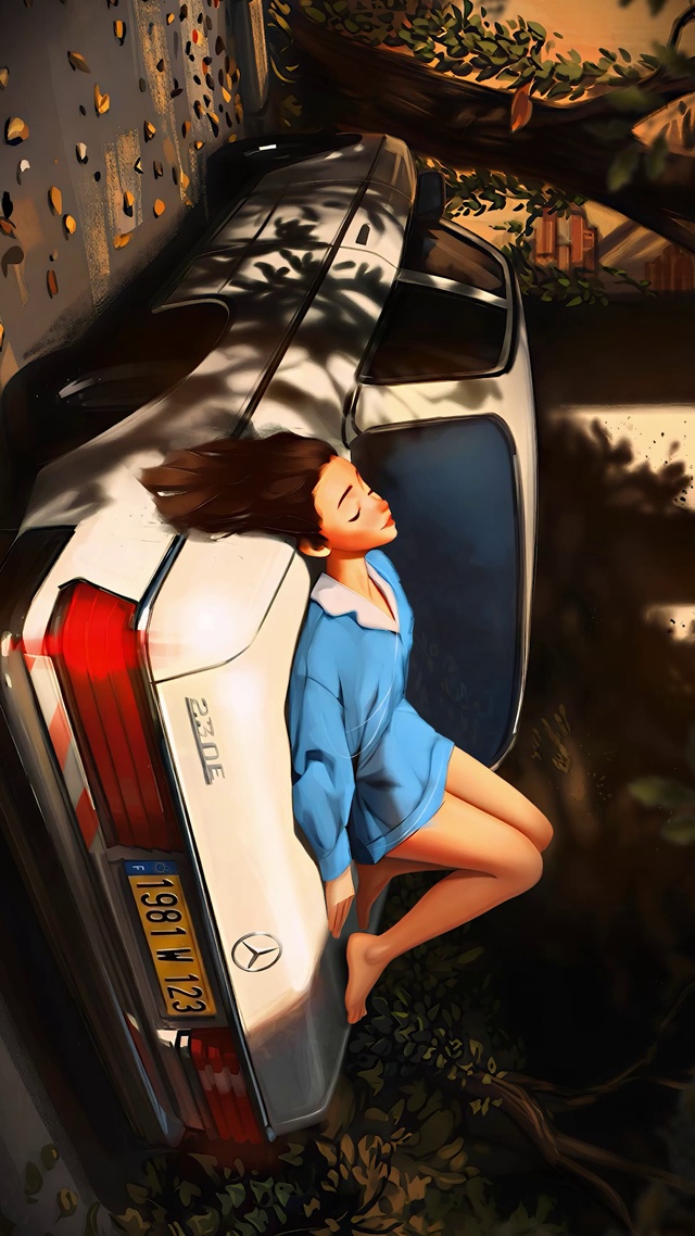 奔驰美女
