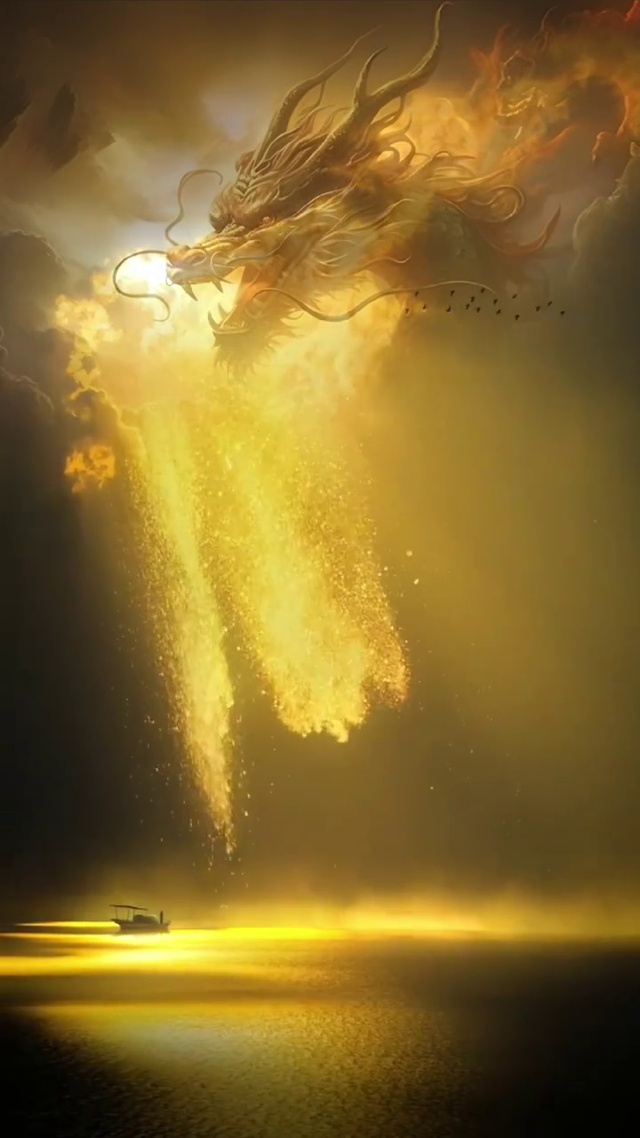 龙洒万金，大富大贵