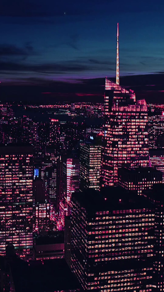 赛博朋克城市夜景