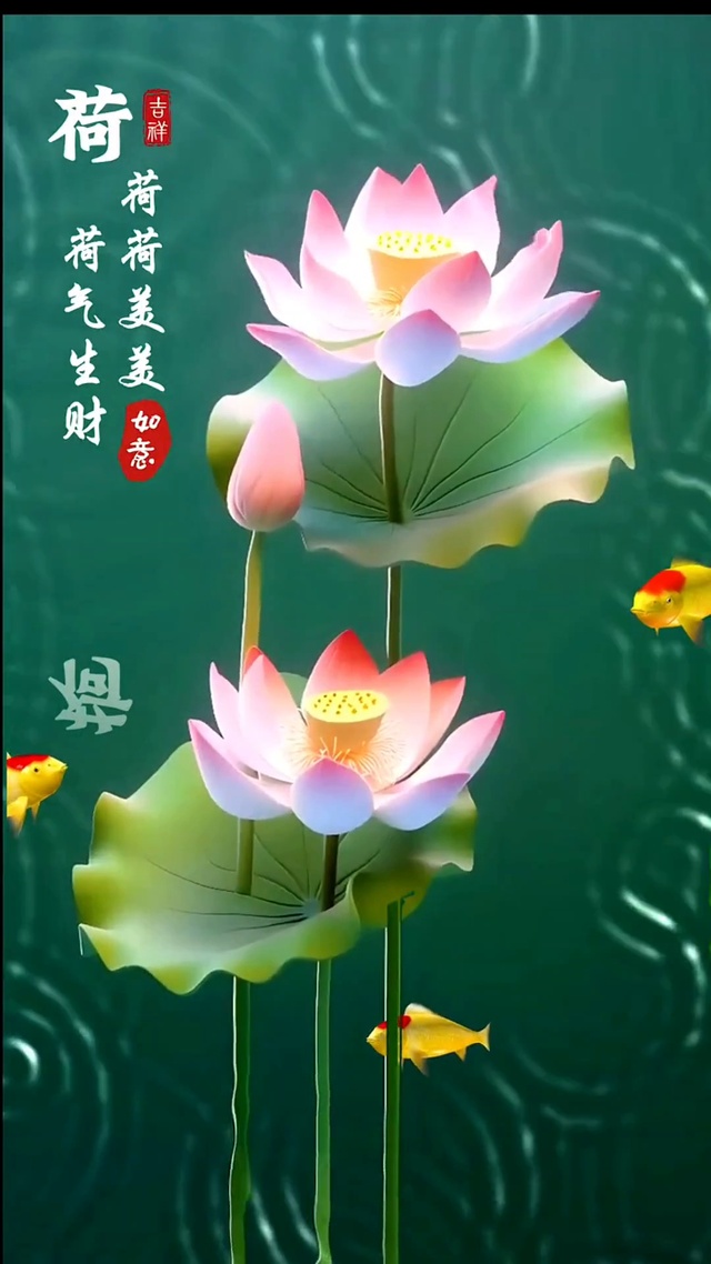 “荷荷”美美 “荷”气生财