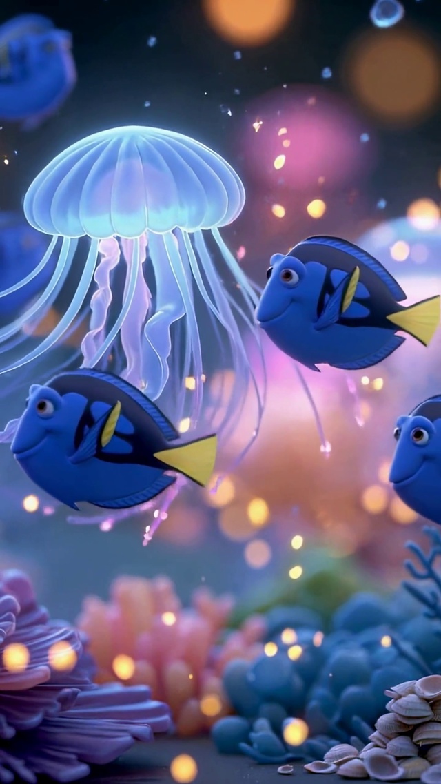 梦幻唯美海底水母世界