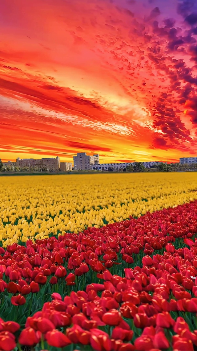 醉美郁金香花海