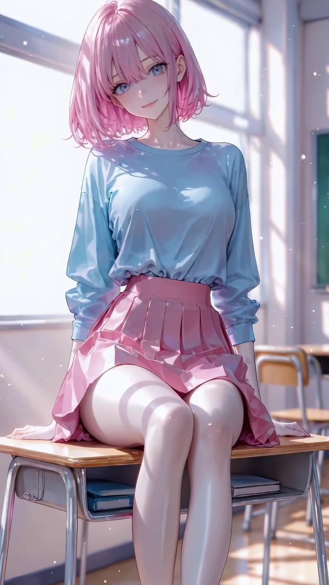 校园清纯美女