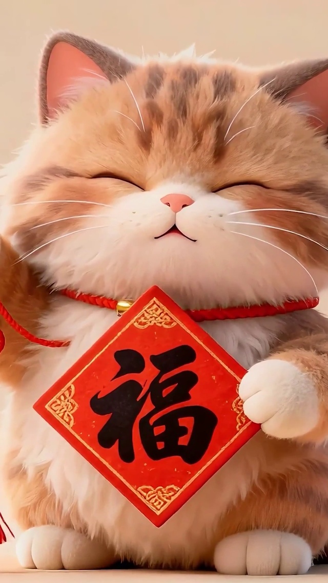猫咪希望你快乐