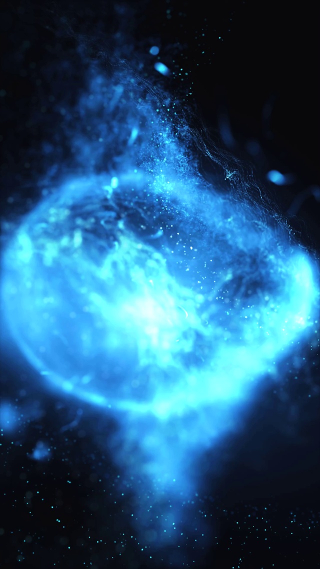 4K 高清 抽象背景浮动粒子