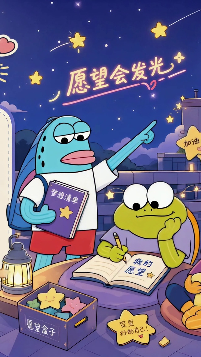 愿望会发光九月愿望日历