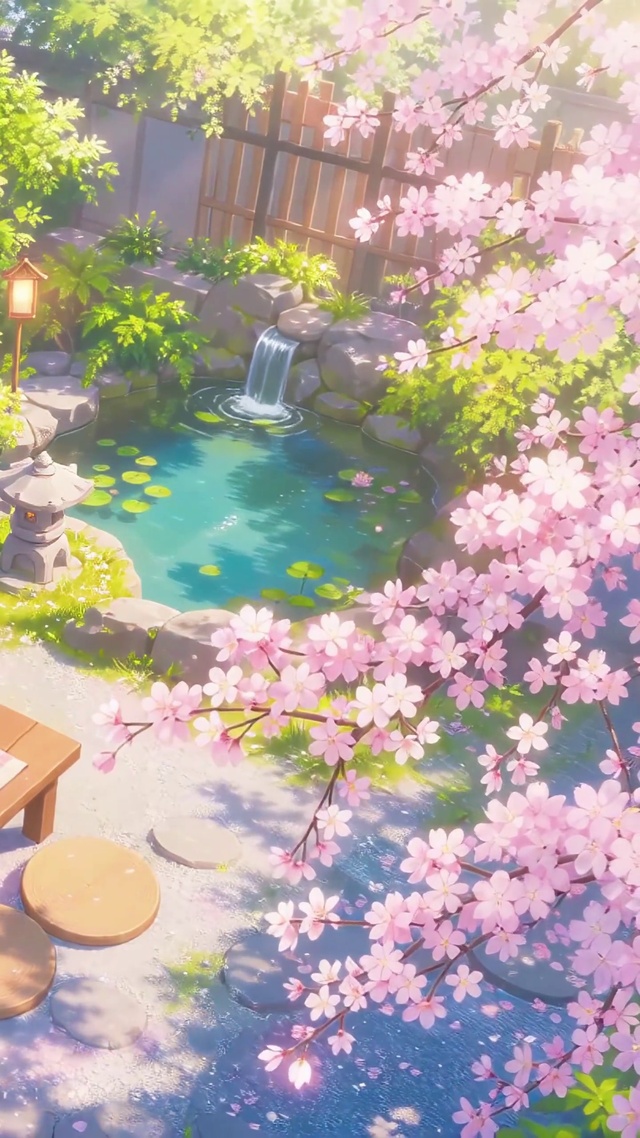 樱花庭院