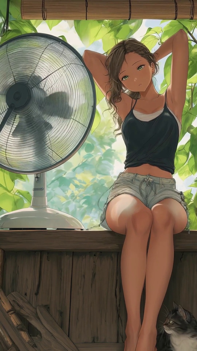 炎热夏日