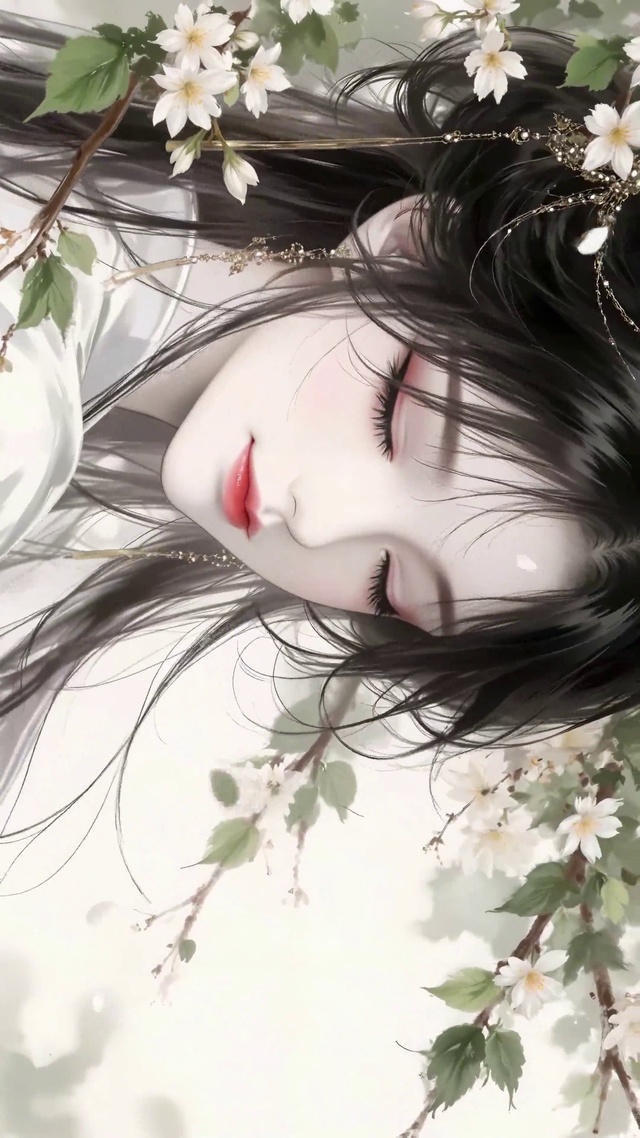 古风清纯水墨风少女