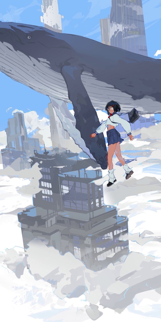 鲸鱼城市-画师：DM