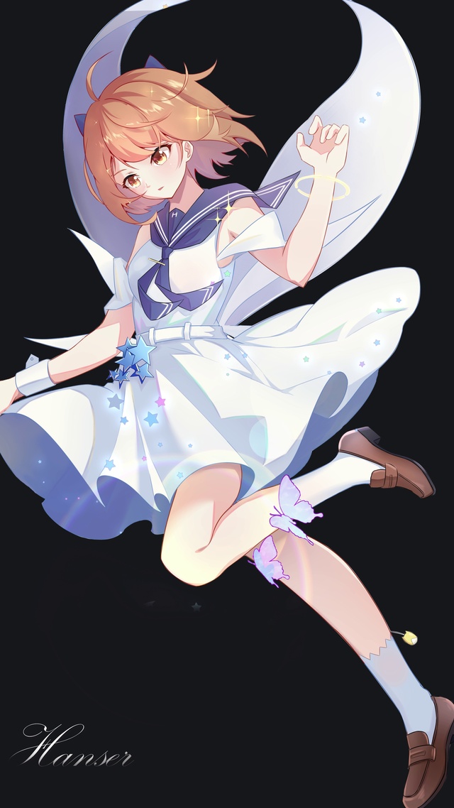 天使降临到我身边
原画师：爱喝可乐的小红