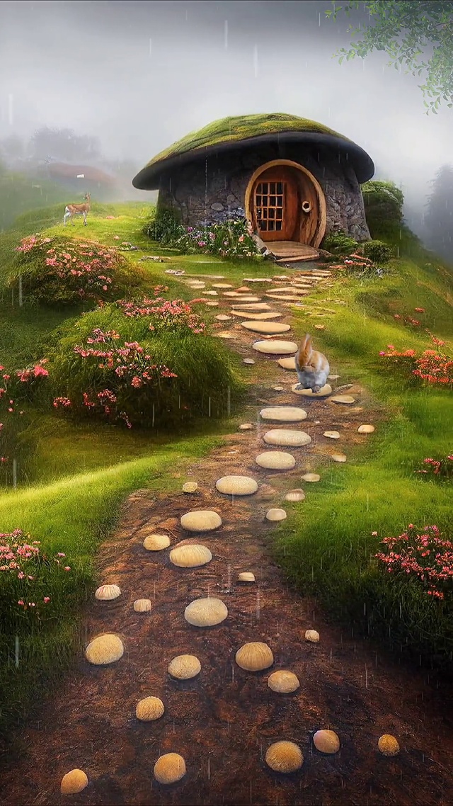 童话世界下起了雨