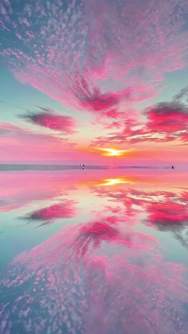 治愈系天空之镜
