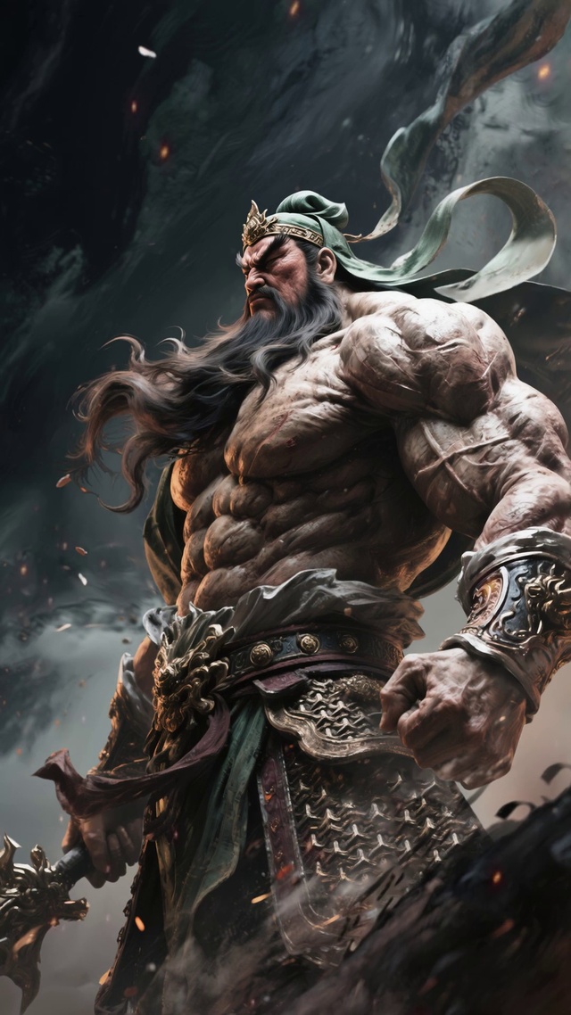 威风凛凛关二爷