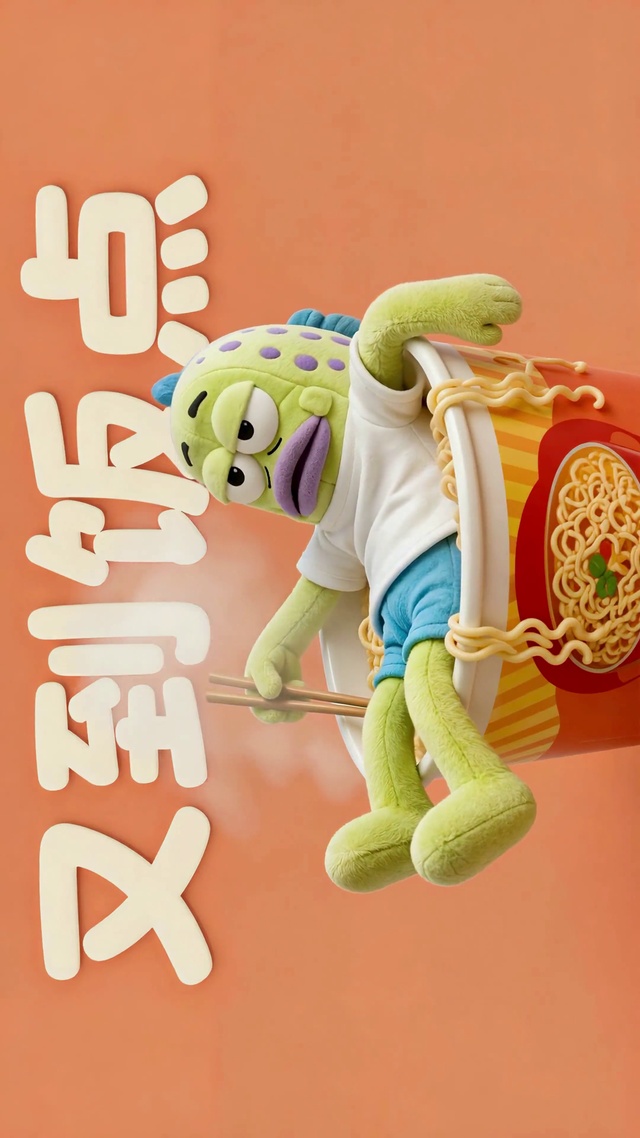 又到饭点可爱干饭鱼