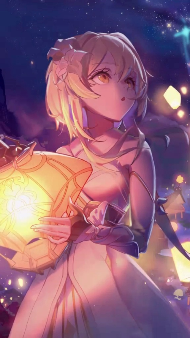 原神荧旅行者星空之下