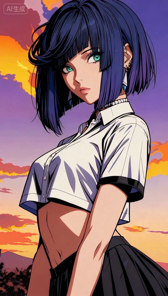 夜兰-80年代画风