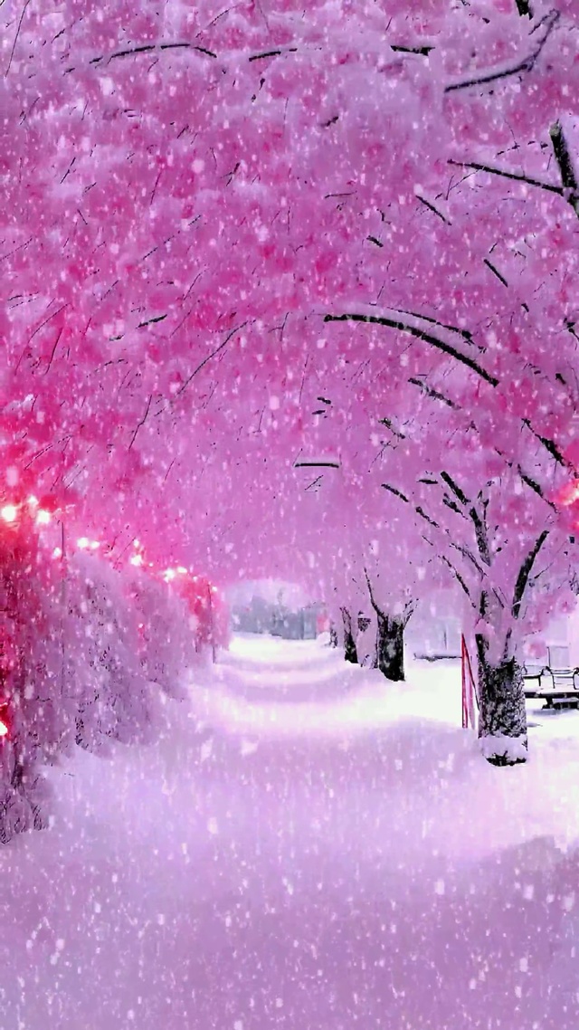 浪漫雪景