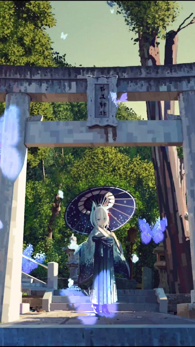 神社古寺的猫耳少女