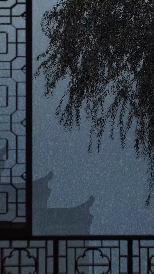 爆款古风雪景
