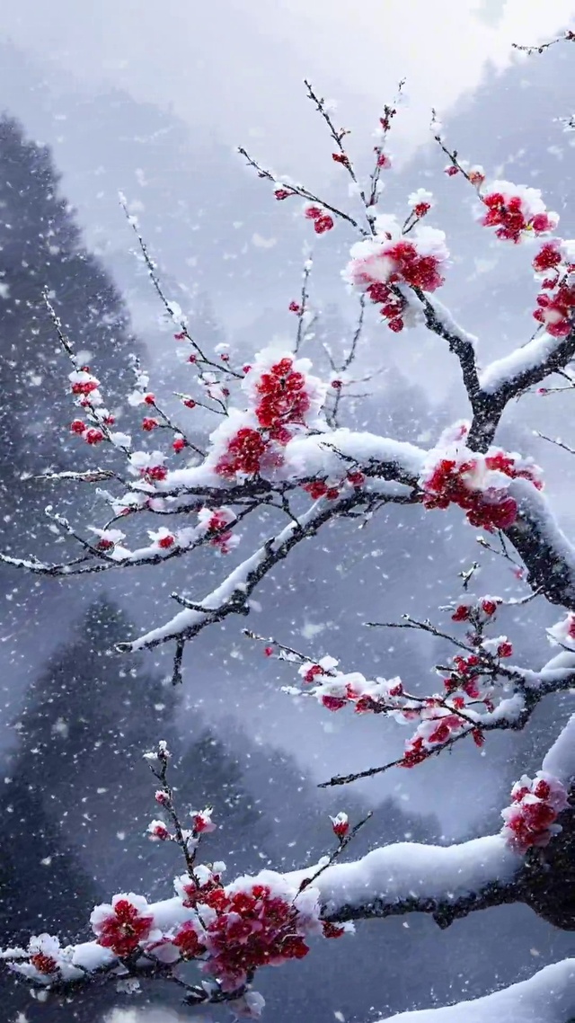 梅花爱雪雪不知