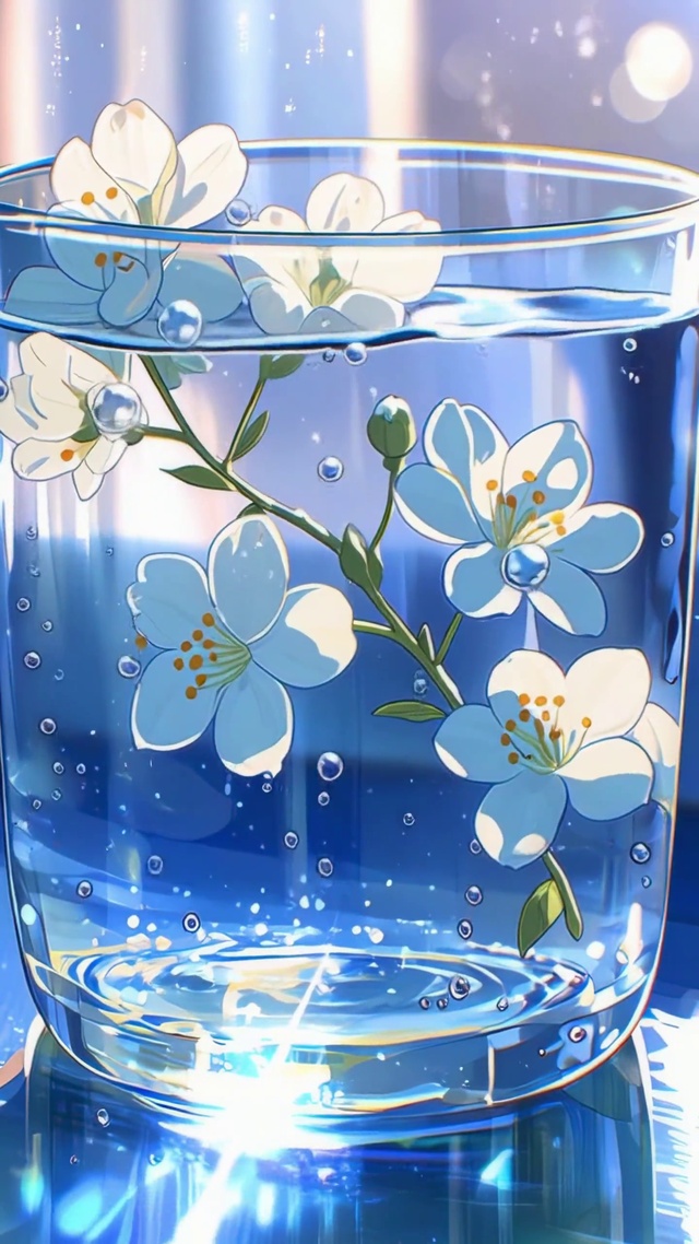 把春天装进杯中