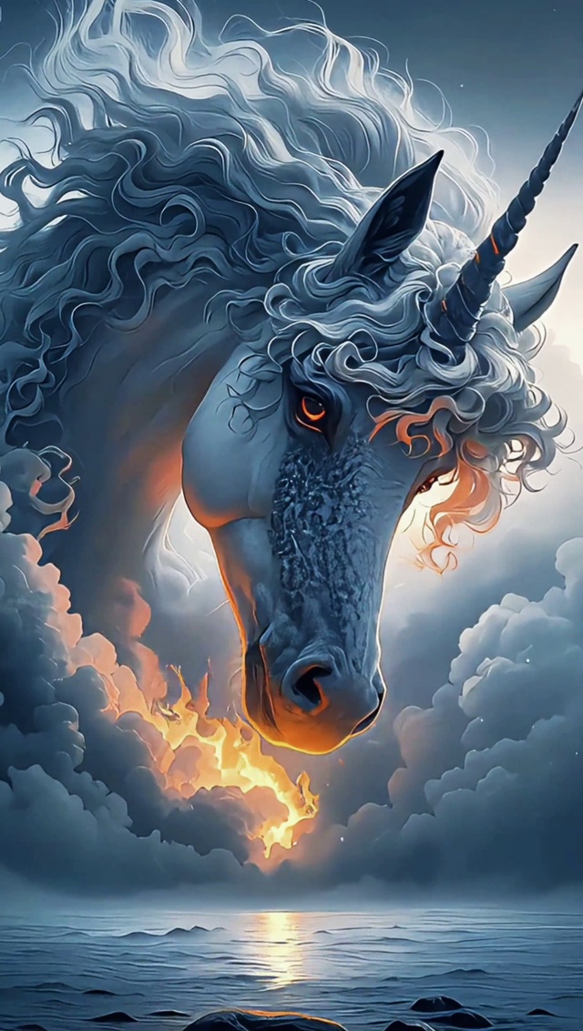 云端火焰独角兽