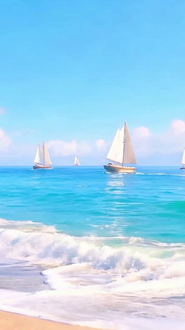 蔚蓝大海