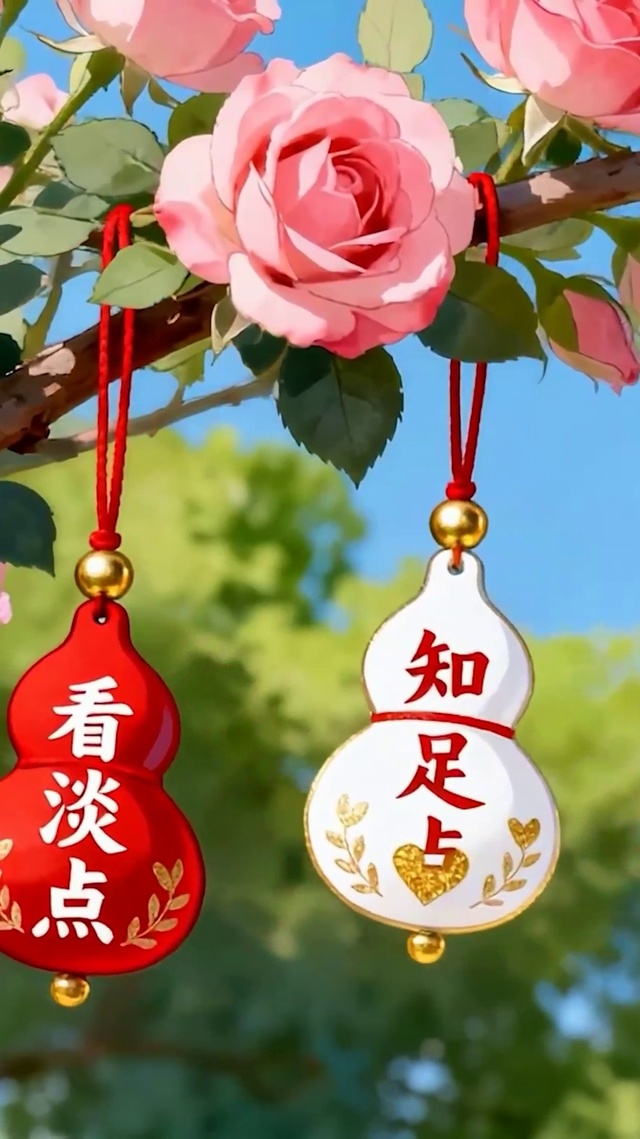 看淡知足心宽简单开心