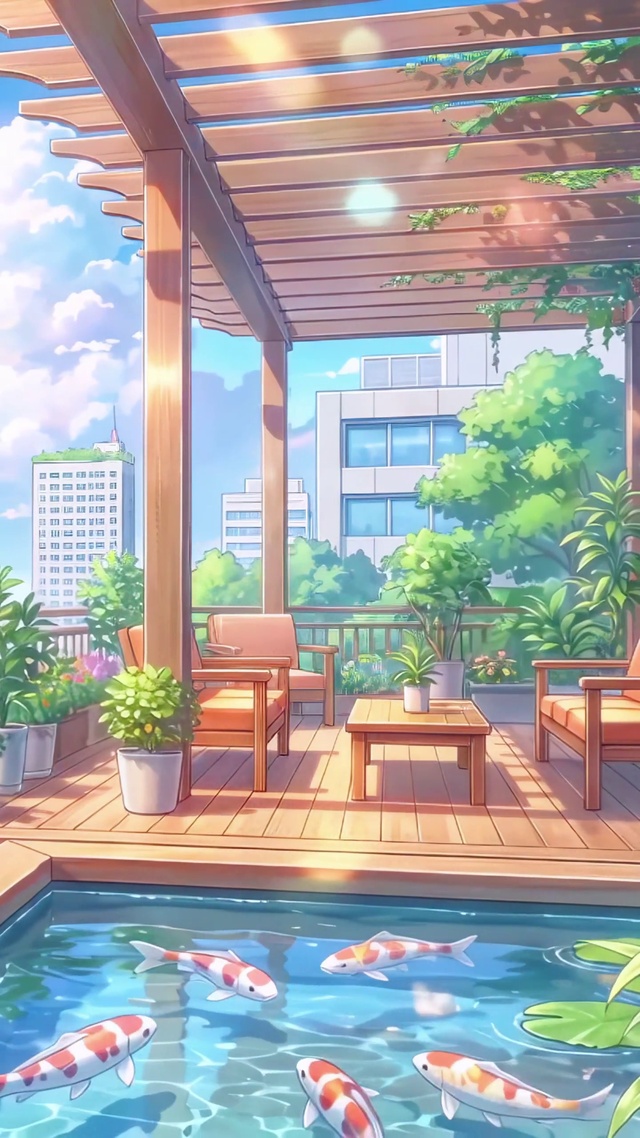 楼顶露台