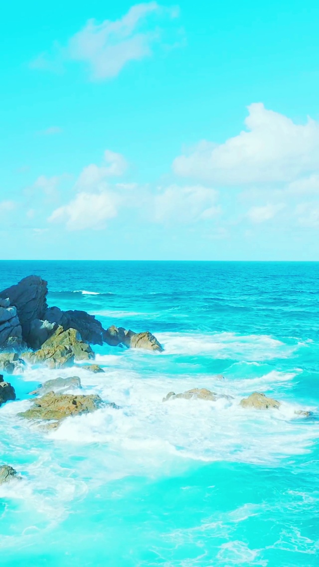 治愈蓝天大海4K