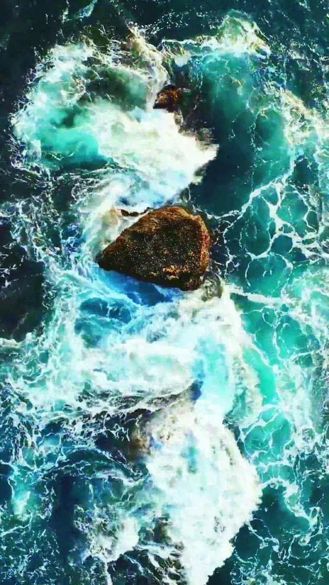 唯美治愈海浪 4K