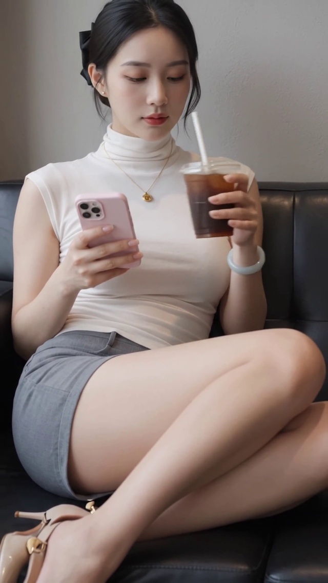 你的女友喝咖啡