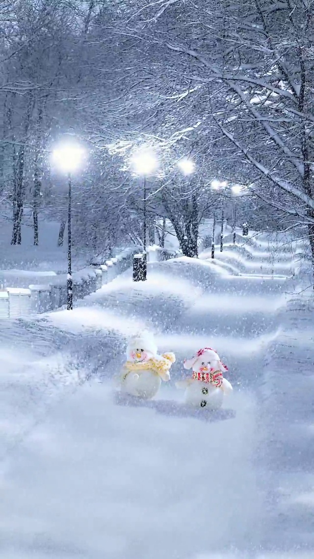 浪漫雪景