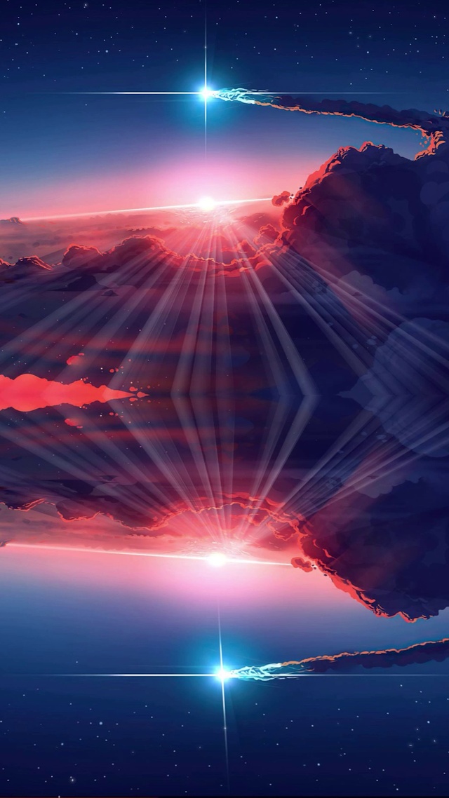 4k云上夕阳-天空之境
