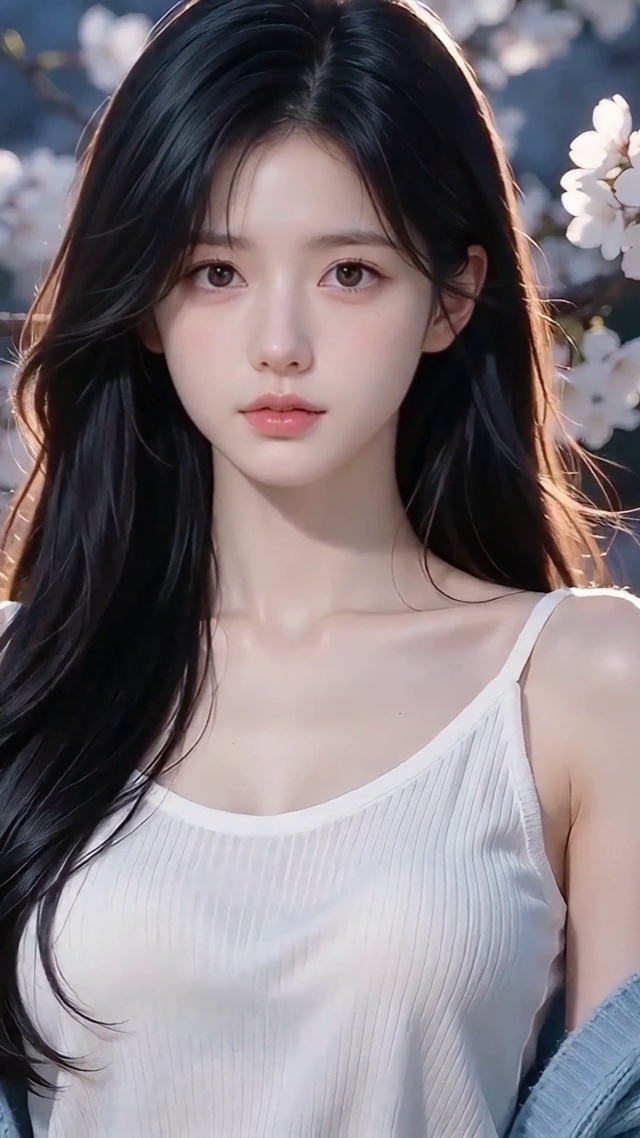 晨曦樱花少女