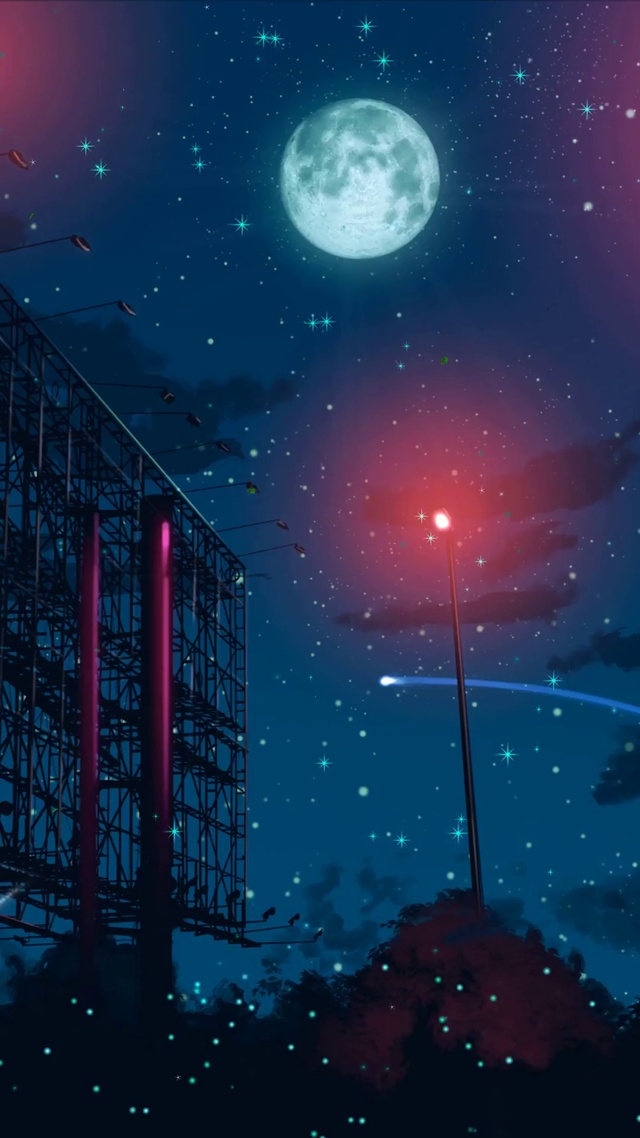 唯美治愈夜晚灯光景色