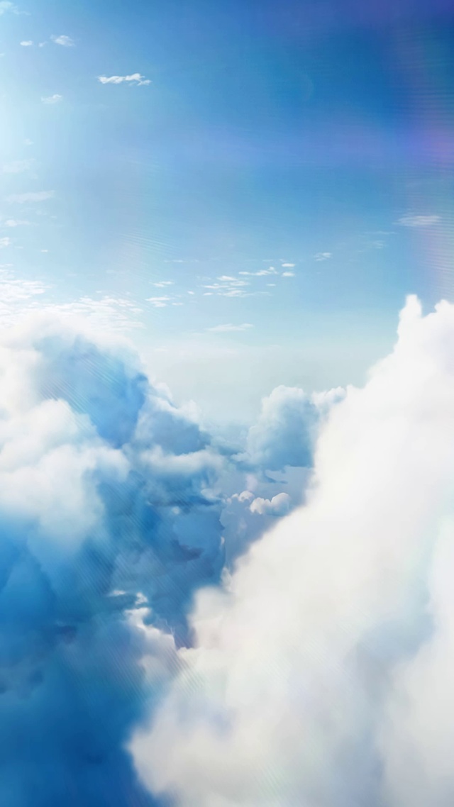 4K 高清 移动的云景