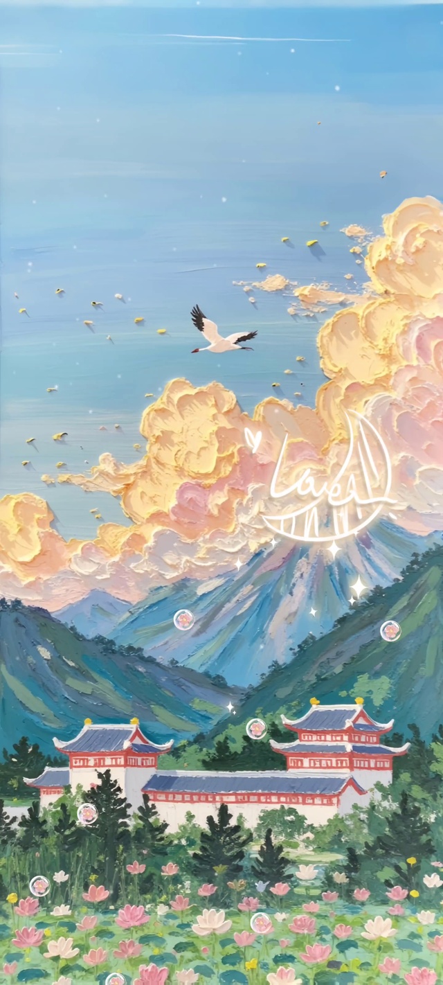 夏·繁花飞鸟入画来