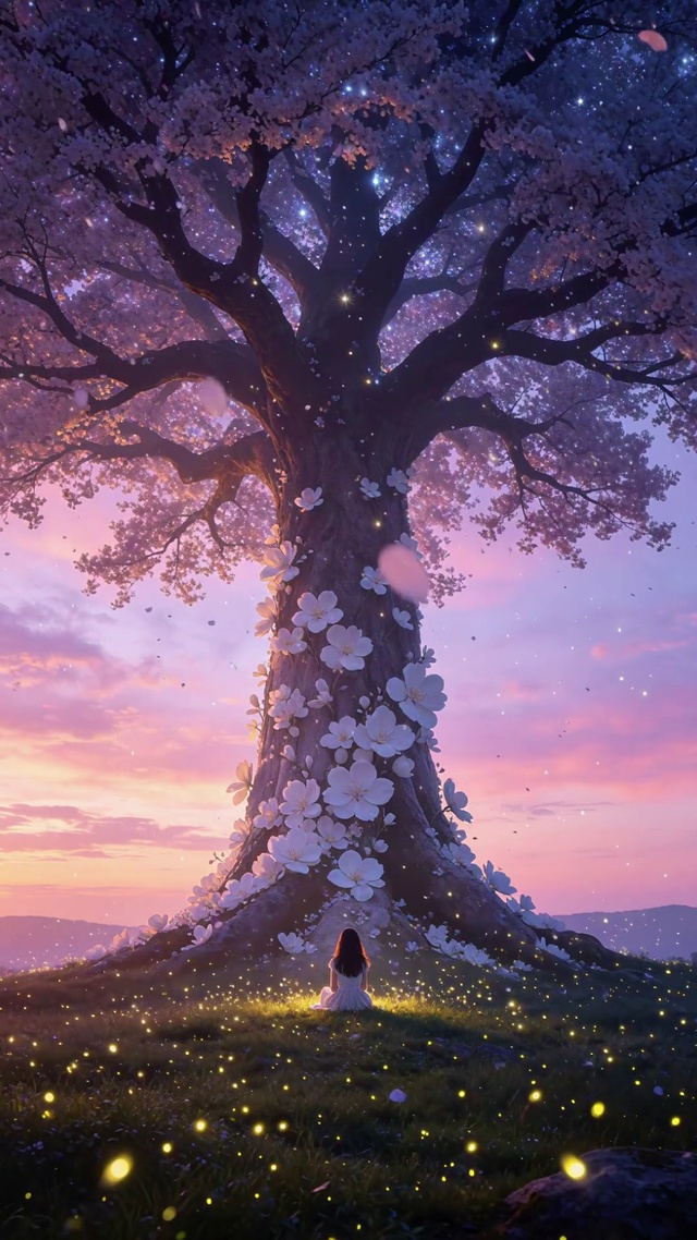 梦幻花树