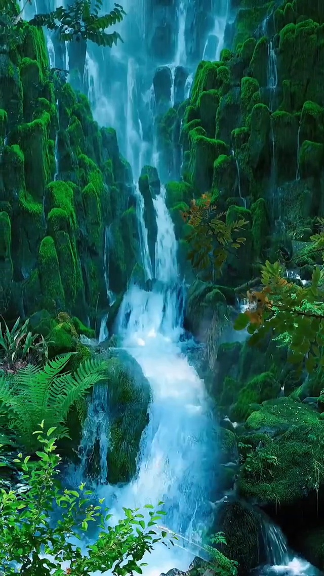 山间流水
