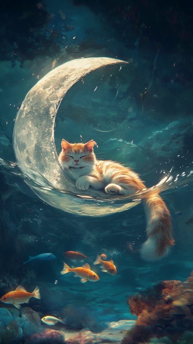 猫月亮