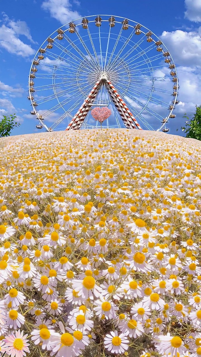 摩天轮花海