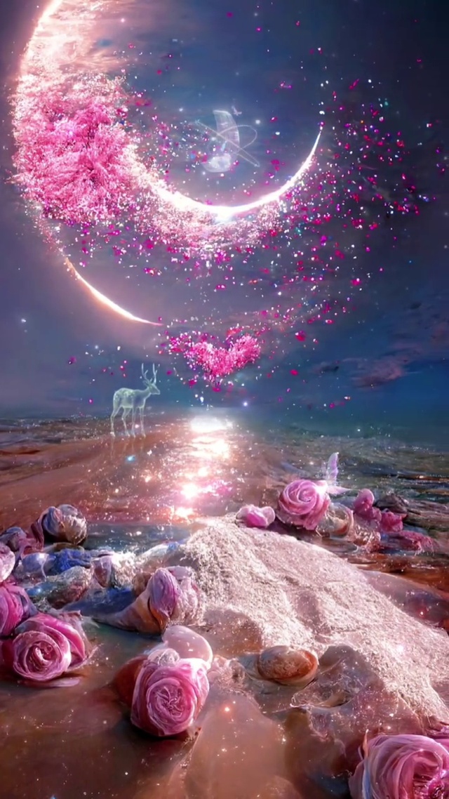 流星逐月