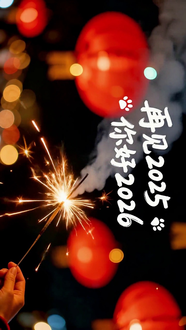 再见2025你好2026