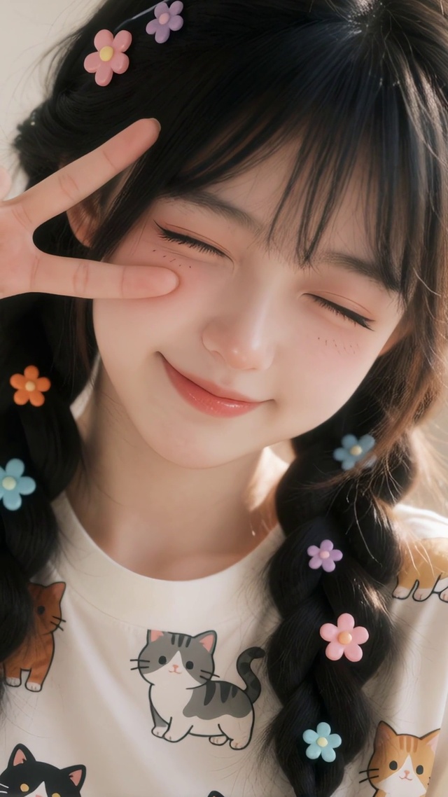 可爱女孩